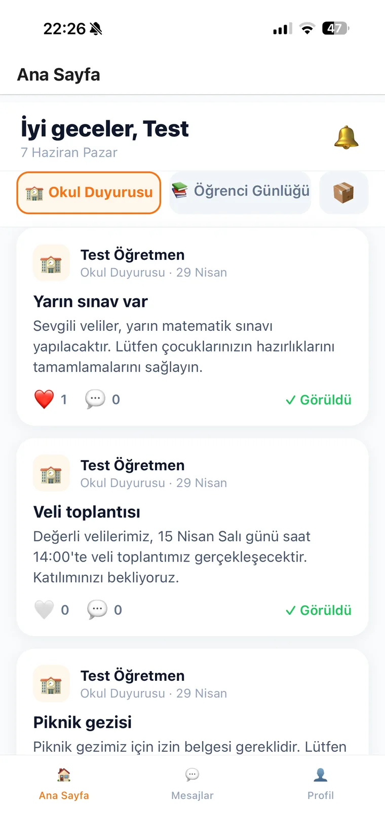 Velinin gördüğü ekran: çocuğuna özel akış